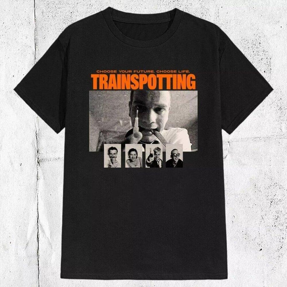 Trainspotting Movie Graphic Tee Retro Film Inspired Unisex Casual T-Shirt